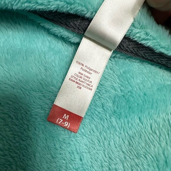 No boundaries turquoise ultra plush fleece full zip hoodie size Junior 7-9 - Picture 10 of 11